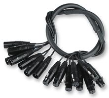 XLR - XLR 8-fach Multicore, 3-pol., 5m